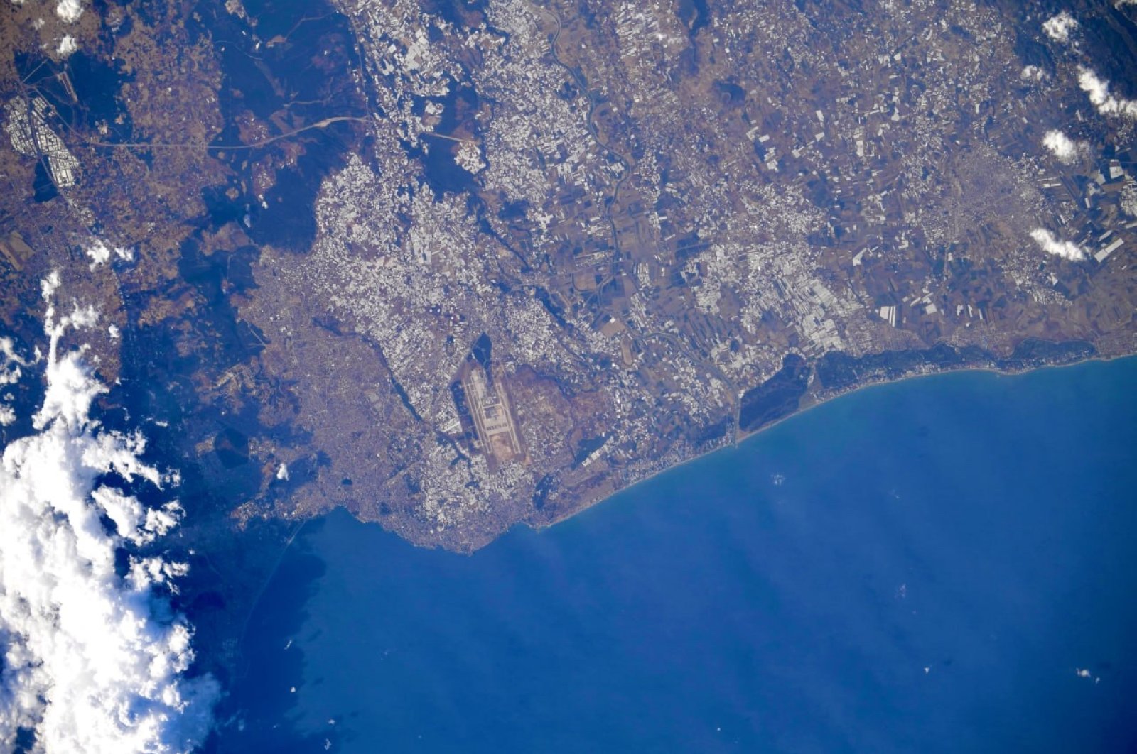 Kosmonot merilis foto bidikan Türkiye di Antalya dari ISS