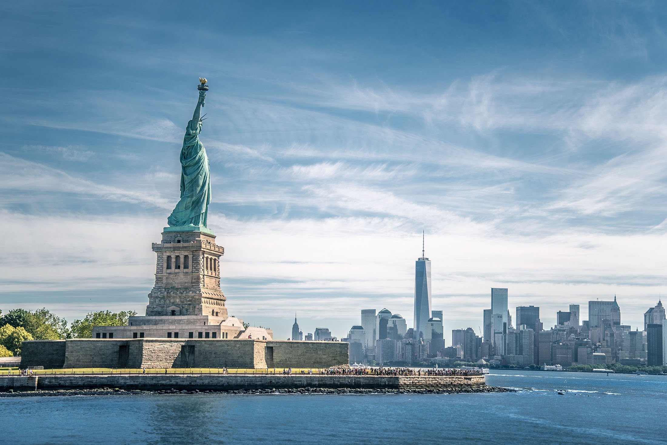 Patung Liberty di New York, AS.  (Foto Shutterstock)