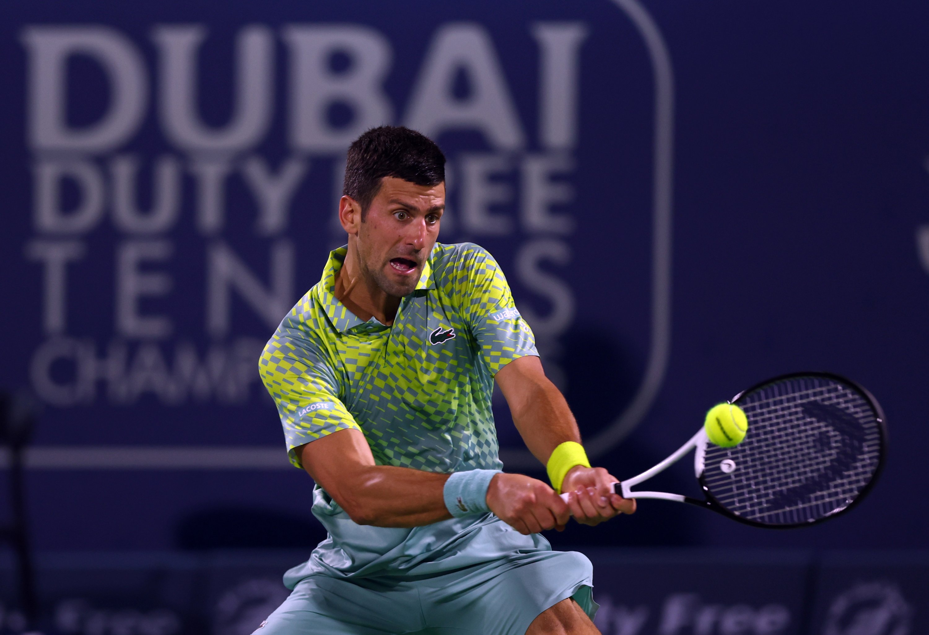 In preparation for the Dubai Duty Free Men's Open, tennis legend Photo  d'actualité - Getty Images