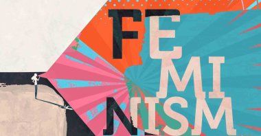 Feminism is a movement that fights for women’s rights and social equality, but its “updated” version blended with capitalism and radicalism, can create extra pressure on women. (Illustration by Büşra Şen)