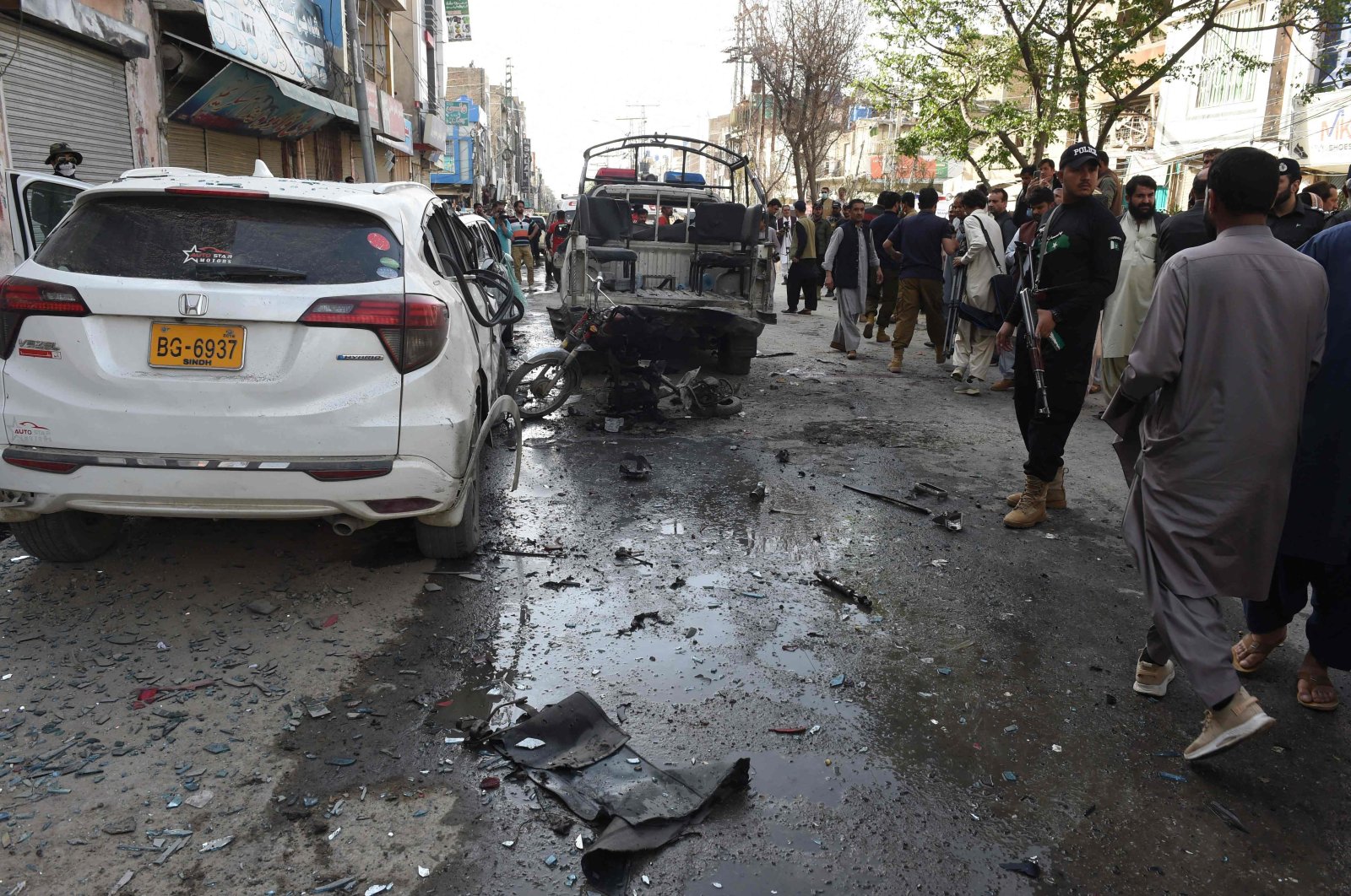 4 tewas dalam ledakan yang menargetkan kendaraan polisi di Quetta Pakistan