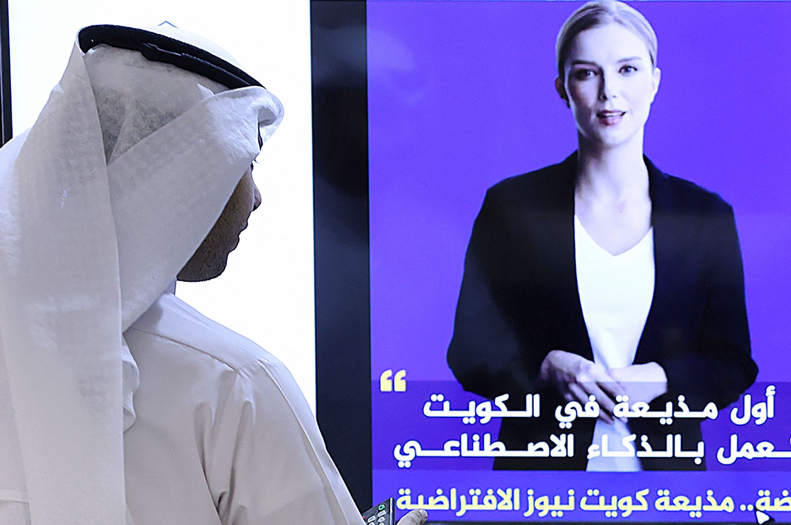 Outlet media Kuwait mengungkapkan presenter berita yang dihasilkan AI