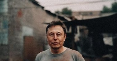 An AI-created image of Elon Musk, the founder, CEO and CTO of SpaceX and co-founder and CEO of Tesla Motors. (Twitter / @withgokul)