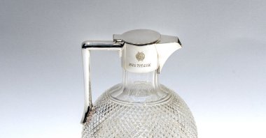 Titanic&#039;s crystal carafe. (Photo courtesy of Rahmi Koç Museum)