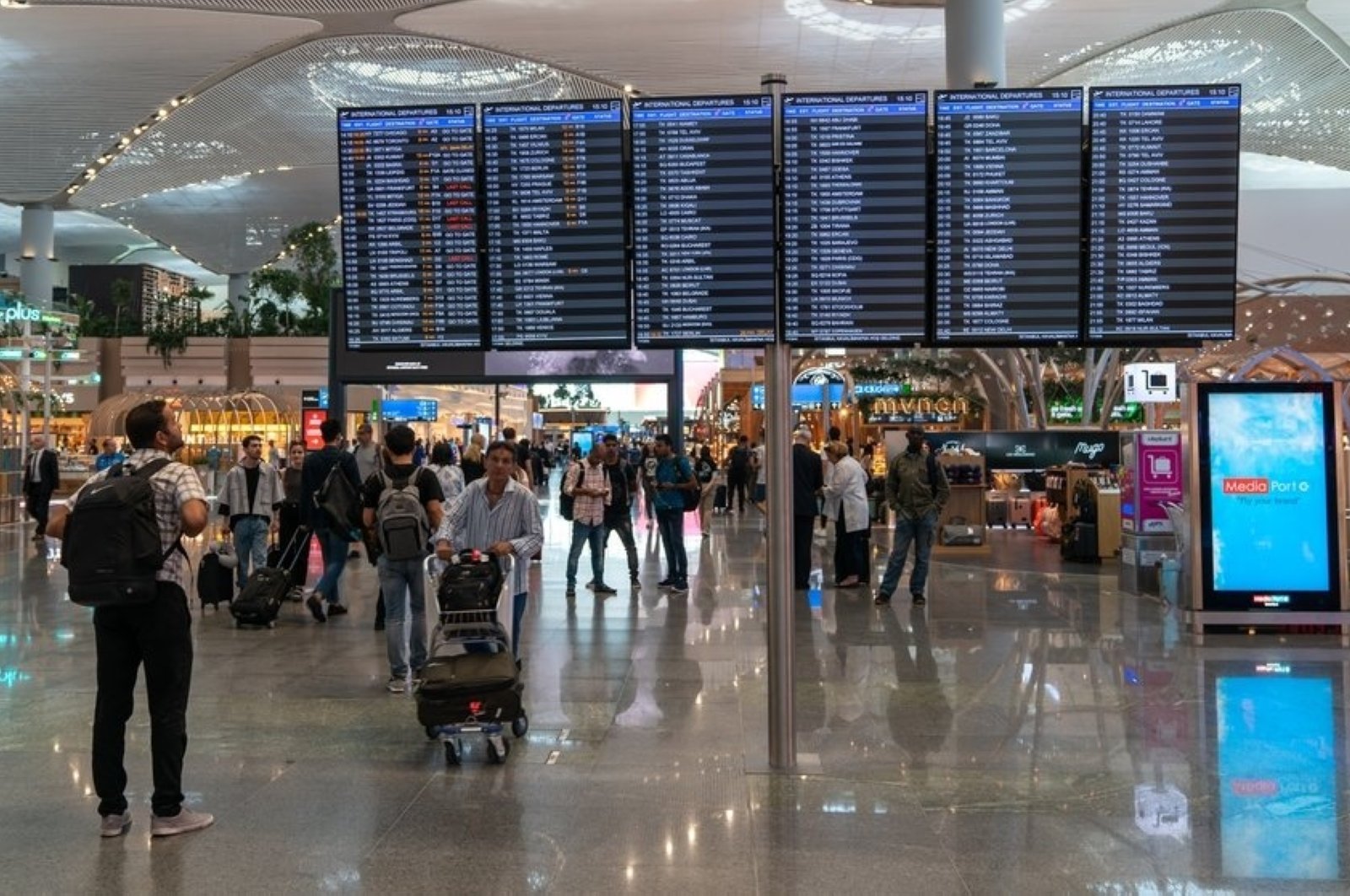 Bandara Turki menyambut lebih dari 38,9 juta penumpang pada Januari-Maret