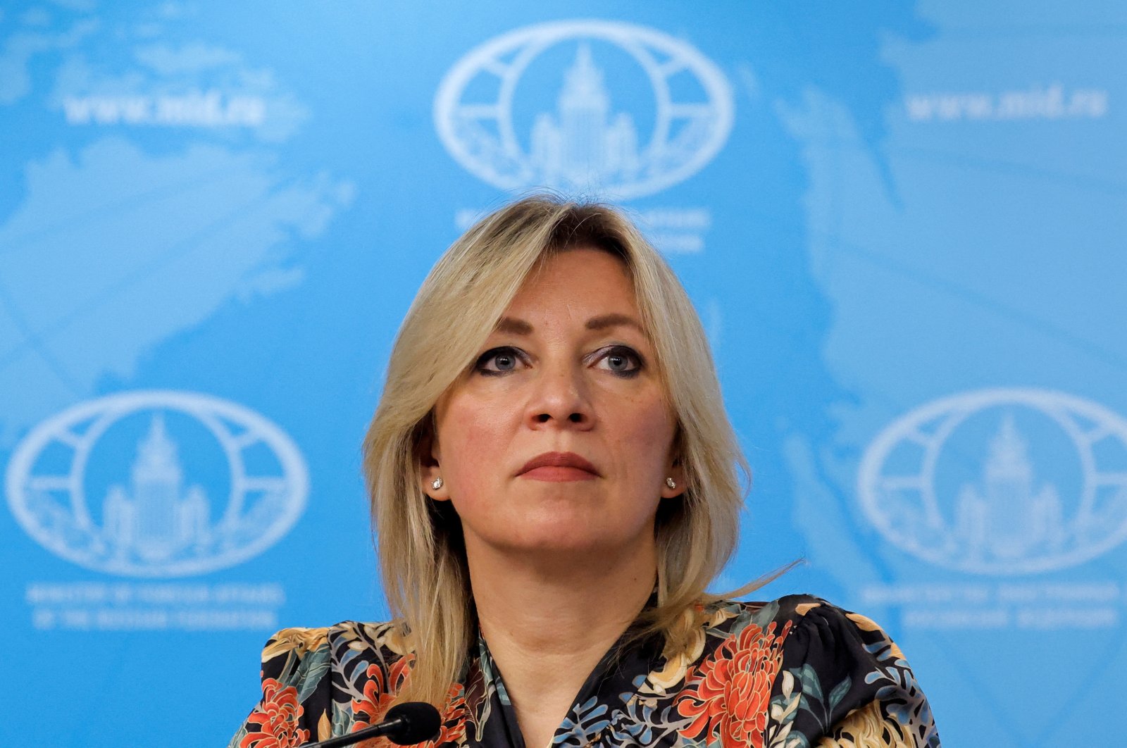 Russian Foreign Ministry spokeswoman Maria Zakharova attends a news conference in Moscow, Russia, April 4, 2023. (Reuters Photo)