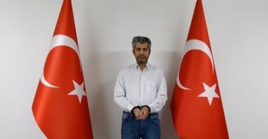 An undated photo shows Mehmet Cintosun in an undisclosed location after he was brought to Türkiye. (AA Photo) 