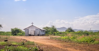 A view of a small church in the countryside of Africa, April 14, 2023. (Shutterstock Photo)