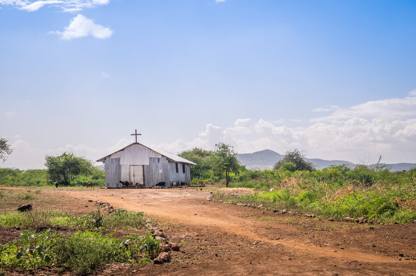 A view of a small church in the countryside of Africa, April 14, 2023. (Shutterstock Photo)