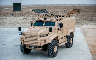 Nurol Makina&#039;s Ejder Yalçın equipped with Aselsan&#039;s Alkar 120-mm Mortar Weapon System in a photo provided on Feb. 9, 2021. (Courtesy of Nurol Makina)
