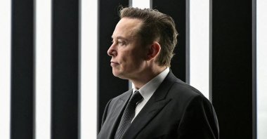 Elon Musk attends the opening ceremony of the new Tesla Gigafactory in Gruenheide, Germany, March 22, 2022. (Reuters Photo)