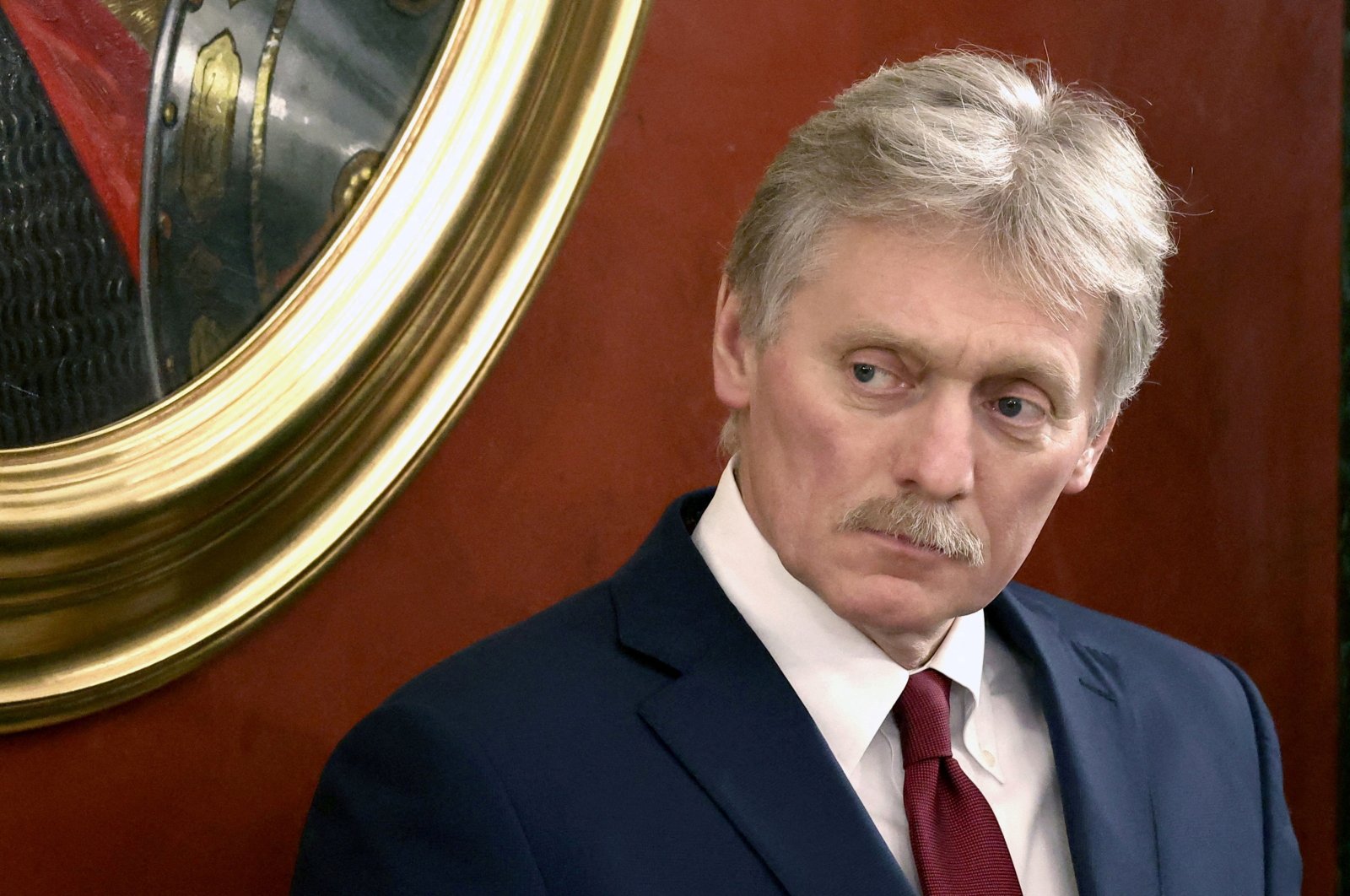Kremlin spokesman Dmitry Peskov attends a news conference of Russian President Vladimir Putin after a meeting of the State Council on youth policy in Moscow, Russia, Dec. 22, 2022. (Reuters File Photo)