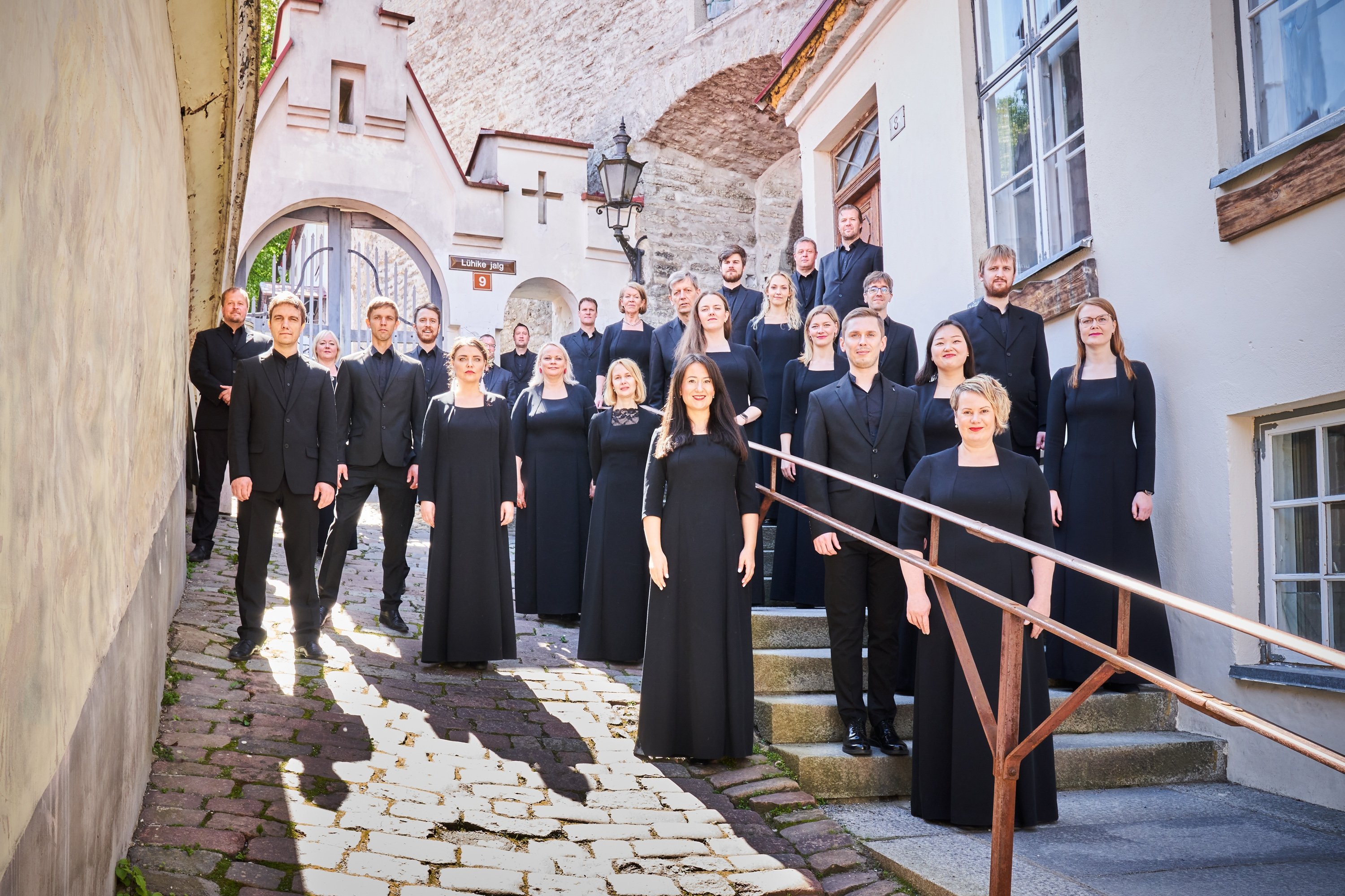 Para anggota Paduan Suara Kamar Philharmonic Estonia, 3 Juni 2021. (Foto milik Pusat Kebudayaan Atatürk)