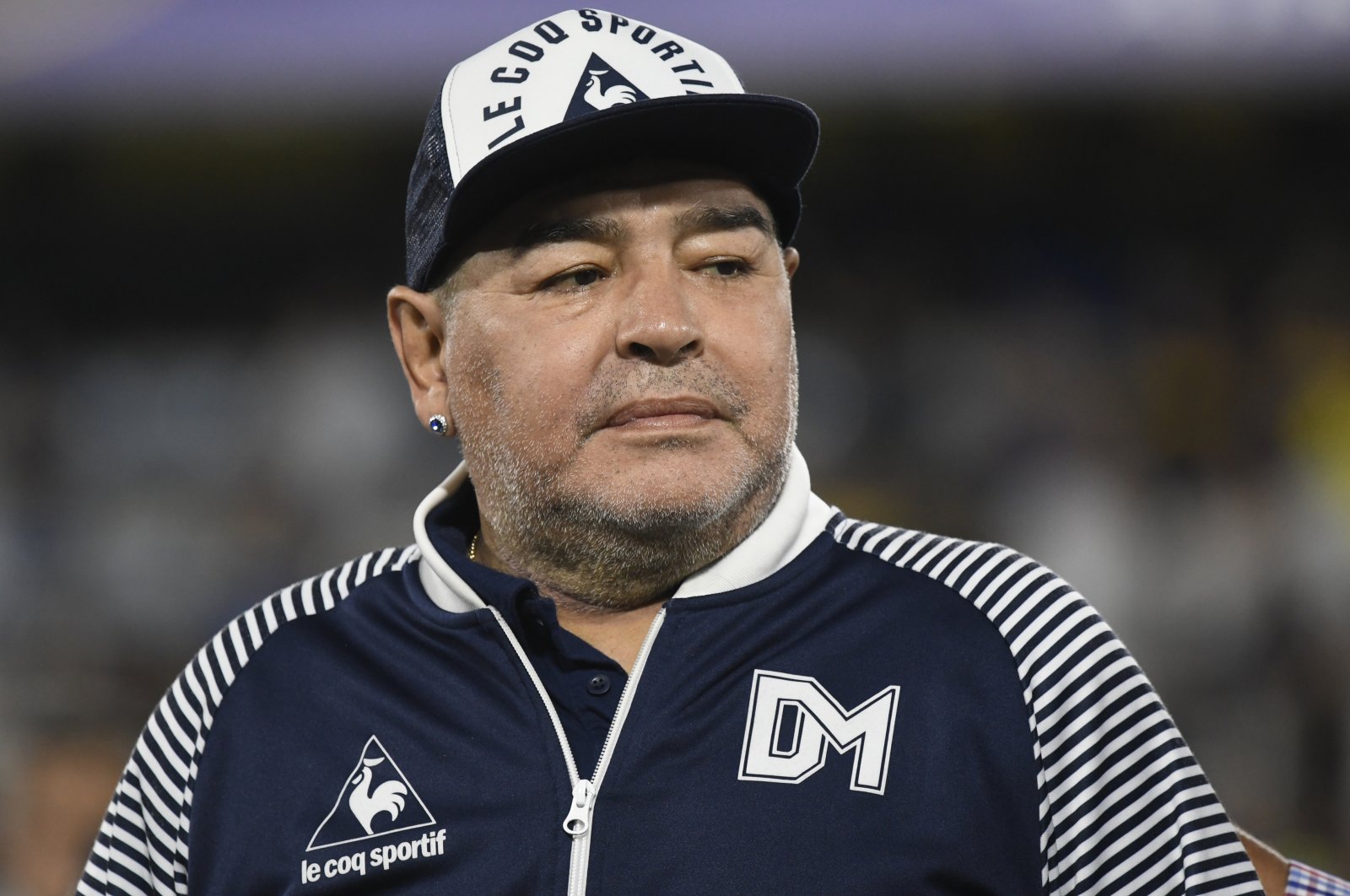 The late Diego Armando Maradona prior to a Superliga 2019/20 match at Alberto J. Armando Stadium, Buenos Aires, Argentina, March 7, 2020. (Getty Images Photo)