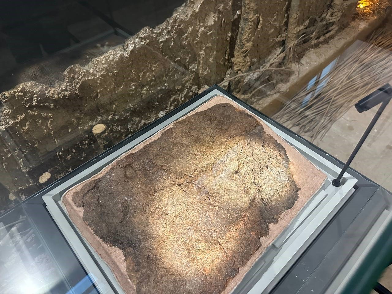 The Iznik Archaeology Museum displays an 8,000-year-old footprint and an 8,000-year-old structure for the first time, Bursa, Türkiye, April 22, 2023. (IHA Photo)