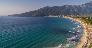 Psili Ammos Beach on Thasos island, Greece. (Shutterstock Photo)