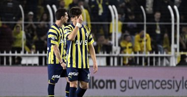 Fenerbahçe's Arda Güler (R) looks dejected after the Süper Lig match against Istanbulspor at Ülker Stadium, Istanbul, Türkiye, April 24, 2023. (AA Photo)