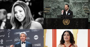 The combination of photos shows Latin American artists and politicians. (Getty Images Photos / Edited by Betül Tilmaç)