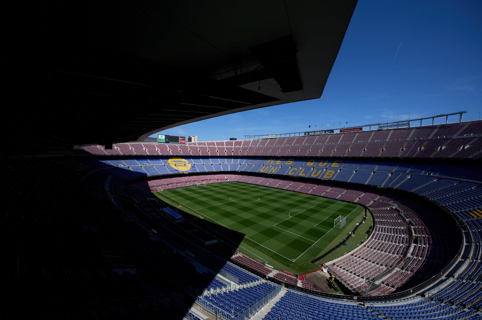 A general view of FC Barcelona&#039;s Spotify Camp Nou stadium, Barcelona, Spain, March 29, 2023. (Getty Images Photo)