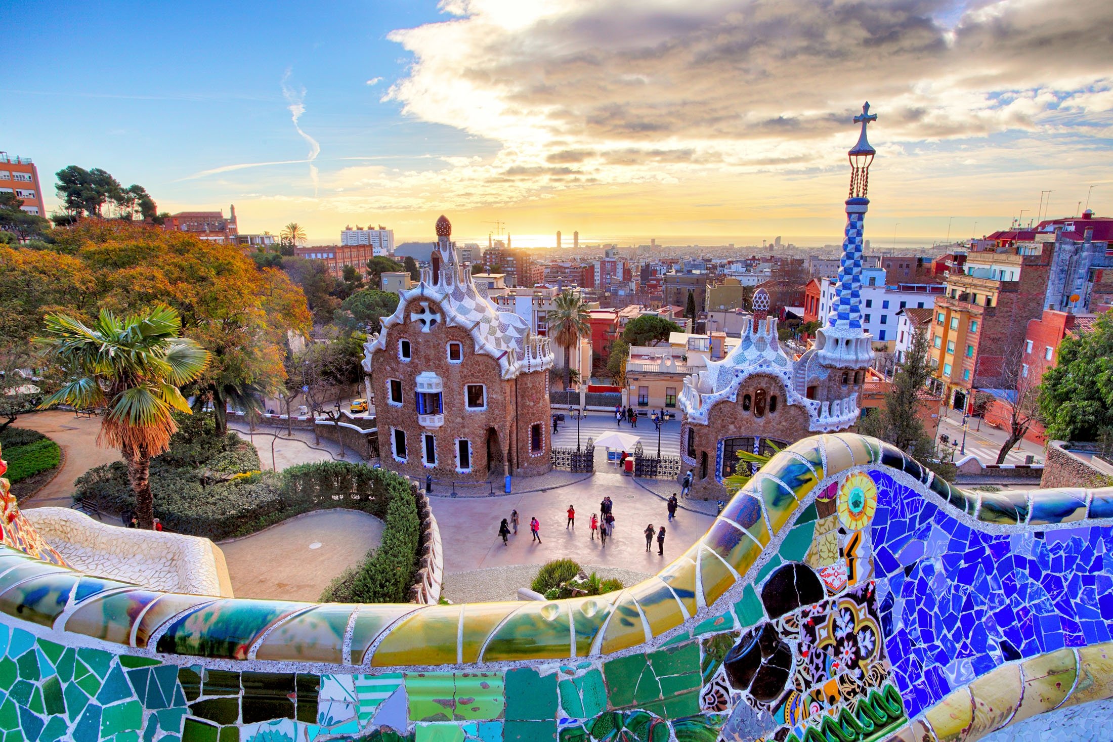 Park Güell, Barcelona, ​​Spanyol.  (Foto Shutterstock)