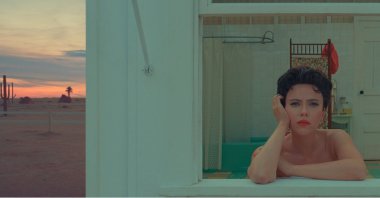 Scarlett Johansson in director Wes Anderson&#039;s &quot;Asteroid City.&quot; (Photo Courtesy of Focus Films)