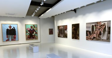 Artwork displayed at Anna Laudel Bodrum, Muğla, Türkiye, April 15, 2023. (Photo courtesy of Anna Laudel)