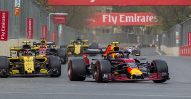 Race day at the Azerbaijan Formula One Grand Prix, Baku, Azerbaijan, April 29, 2018. (Getty Images Photo)