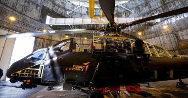 The Atak-2 heavy-class attack helicopter, Ankara, Türkiye, April 26, 2023. (AA Photo)