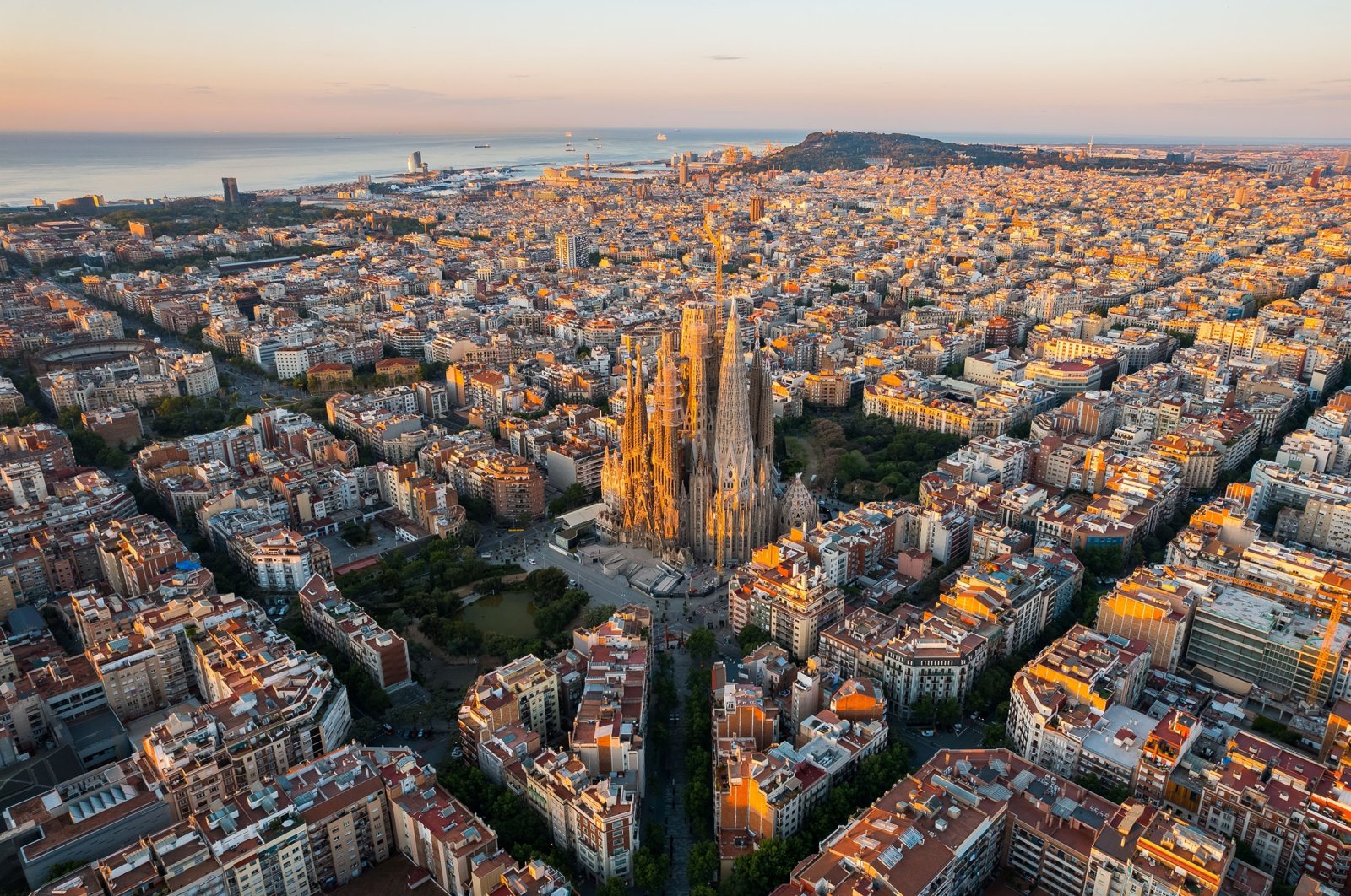 An aerial view of Barcelona, Spain. (Shutterstock Photo)