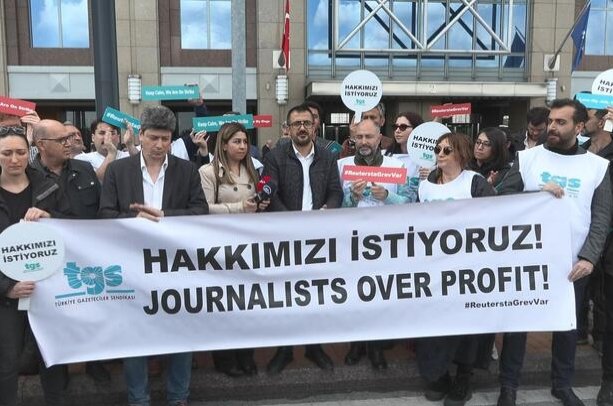 Staf Reuters di Türkiye melakukan pemogokan karena sengketa gaji