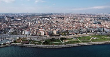 An aerial view of buildings in Istanbul, Türkiye, April 10, 2023. (IHA Photo)