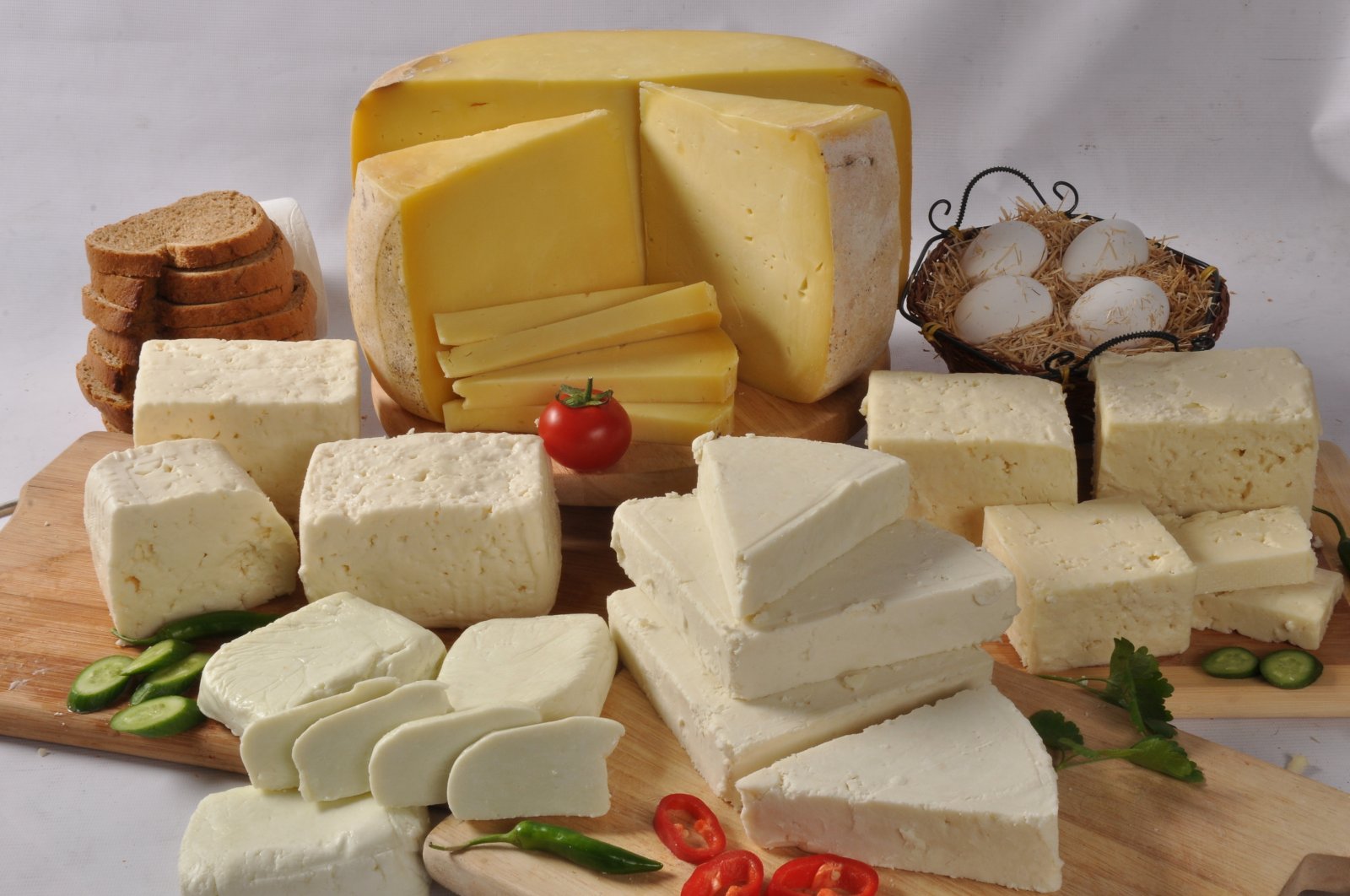 Turkish regional cheese. (Shutterstock Photo)