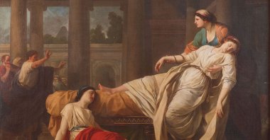 A painting from 1785, titled &quot;The Death of Cleopatra.&quot; (Getty Images Photo)