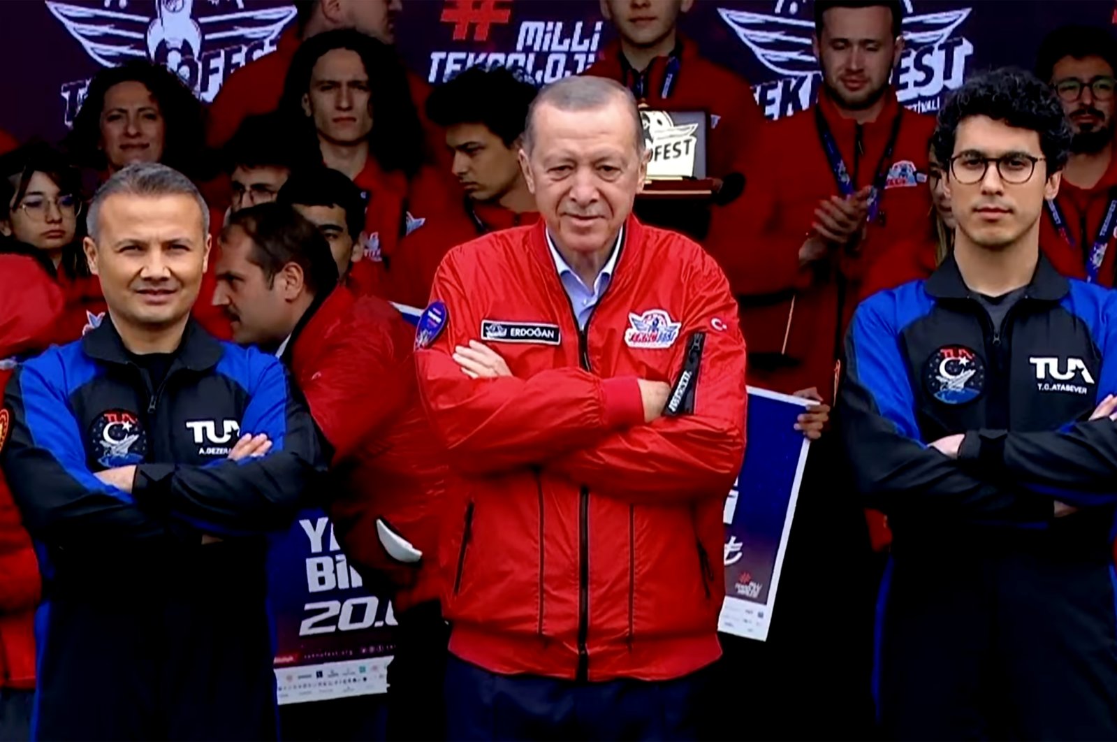 Launch in 2023: Erdoğan introduces Türkiye’s 1st space travelers