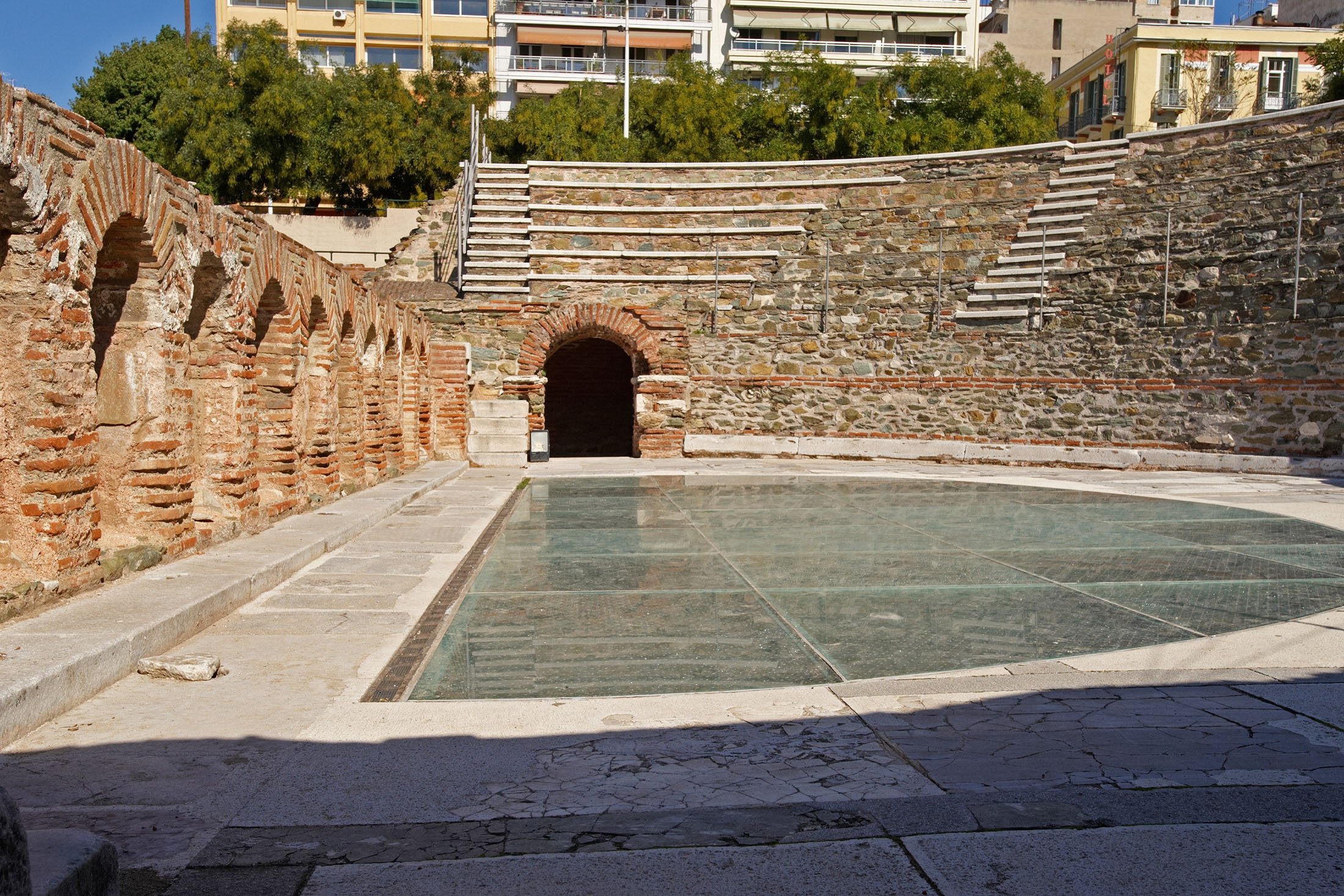 Forum Romawi, di Thessaloniki, Yunani.  (Foto Shutterstock)