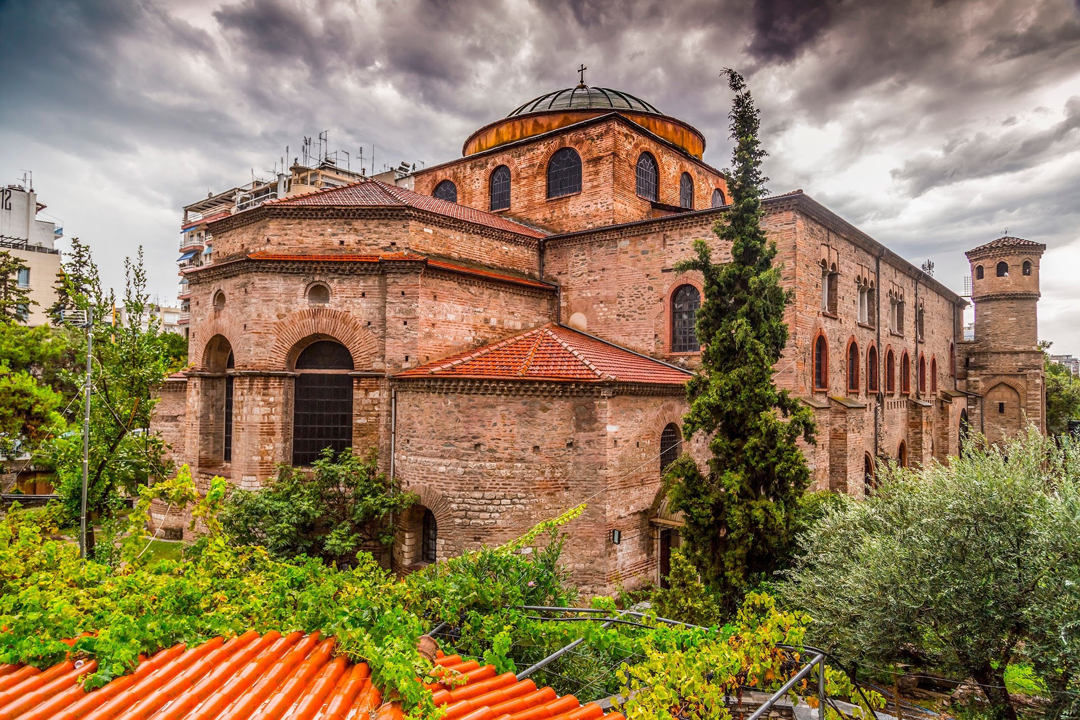 Gereja Hagia Sophia, di Thessaloniki, Yunani.  (Foto Shutterstock)