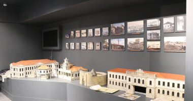 Models of important cultural assets from the 1939 earthquake that took place in Erzincan are on display in Erzincan Museum, Erzincan, Türkiye, May 1, 2023. (AA Photo)
