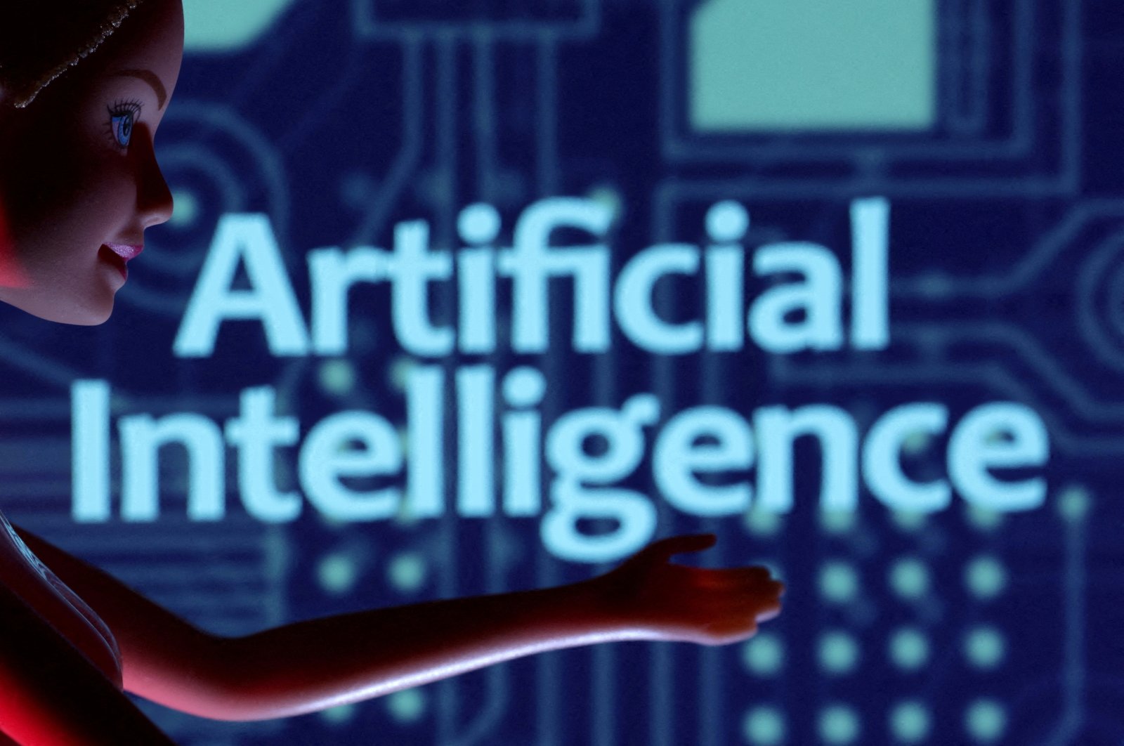 The words &quot;Artificial Intelligence&quot; are seen in this illustration taken March 31, 2023. (Reuters File Photo)