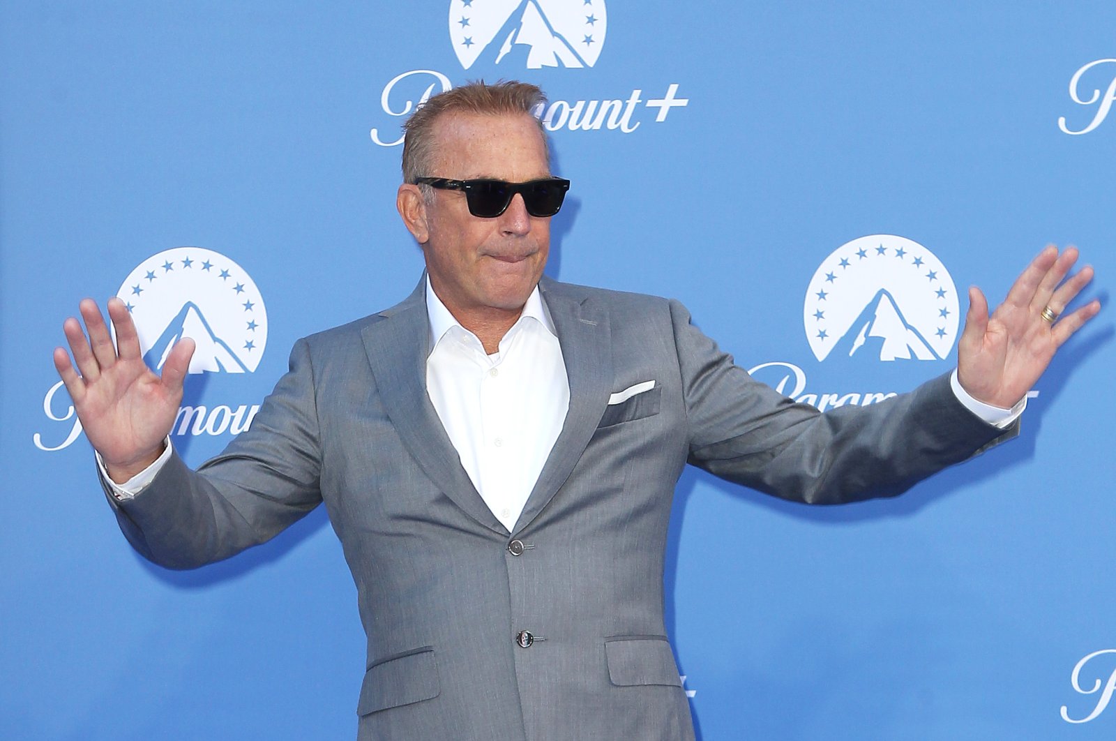 Kevin Costner attends the U.K. launch of Paramount  at Outernet London, U.K., June 20, 2022. (Getty Images Photo)