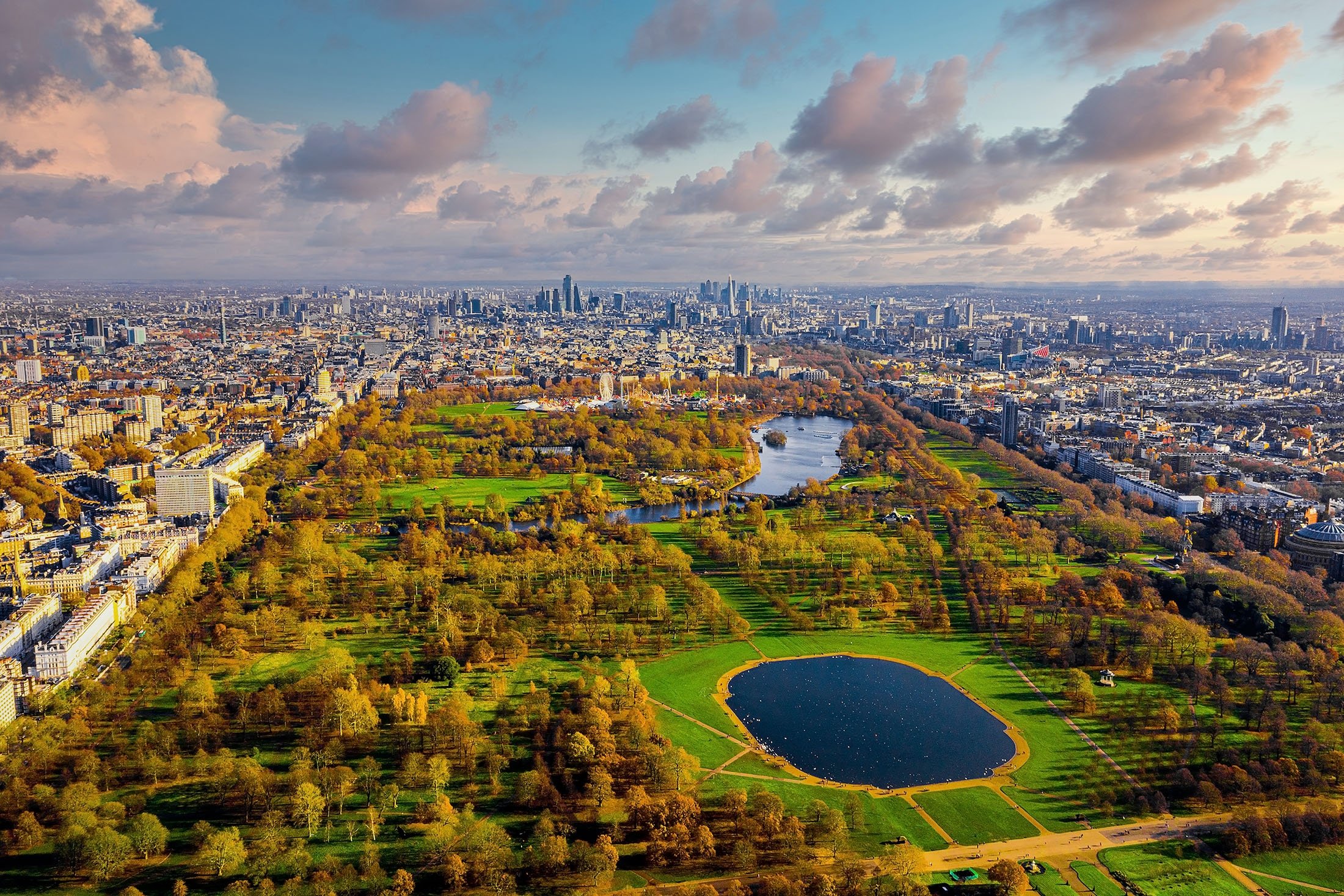 The famous Hyde Park, in London, U.K. (Shutterstock Photo)