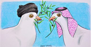 For decades, Iran and Saudi Arabia have competed over supremacy in the Islamic world and for the leadership of the Middle East. (Illustration by Erhan Yalvaç)