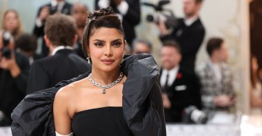 Priyanka Chopra Jonas poses at the Met Gala, in New York City, New York, U.S., May 1, 2023. (Reuters Photo)