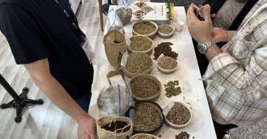 The COFFEX Istanbul Coffee Fair, which is being held for the fifth time this year, kicked off at the Haliç Congress Center, Istanbul, Türkiye, May 4, 2023. (AA Photo)