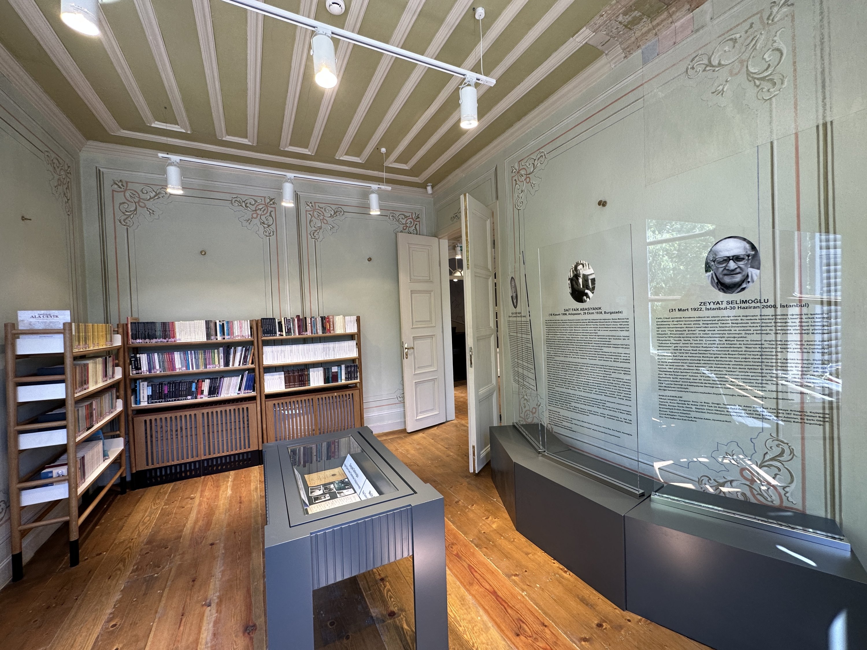 The historic Hacopoulos Mansion, located in Büyükada, has reopened as the "Istanbul Büyükada Literature Museum Library" after restoration, Princes' Island, Türkiye, May 2, 2023. (AA Photo)