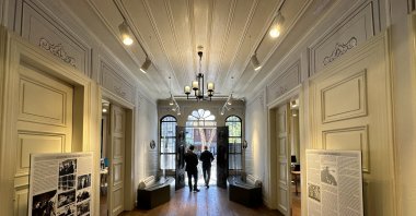The historic Hacopoulos Mansion, located in Büyükada, has reopened as the "Istanbul Büyükada Literature Museum Library" after restoration, Princes' Island, Türkiye, May 2, 2023. (AA Photo)
