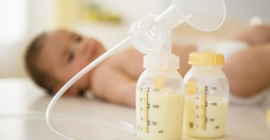 Breast milk reduces risk of infection in infants, according to experts. (Getty Images Photo)