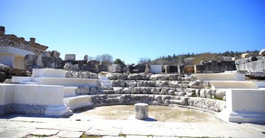 The council building at the ancient city of Stratonicea, in Muğla, Türkiye, May 6, 2023. (AA Photo)