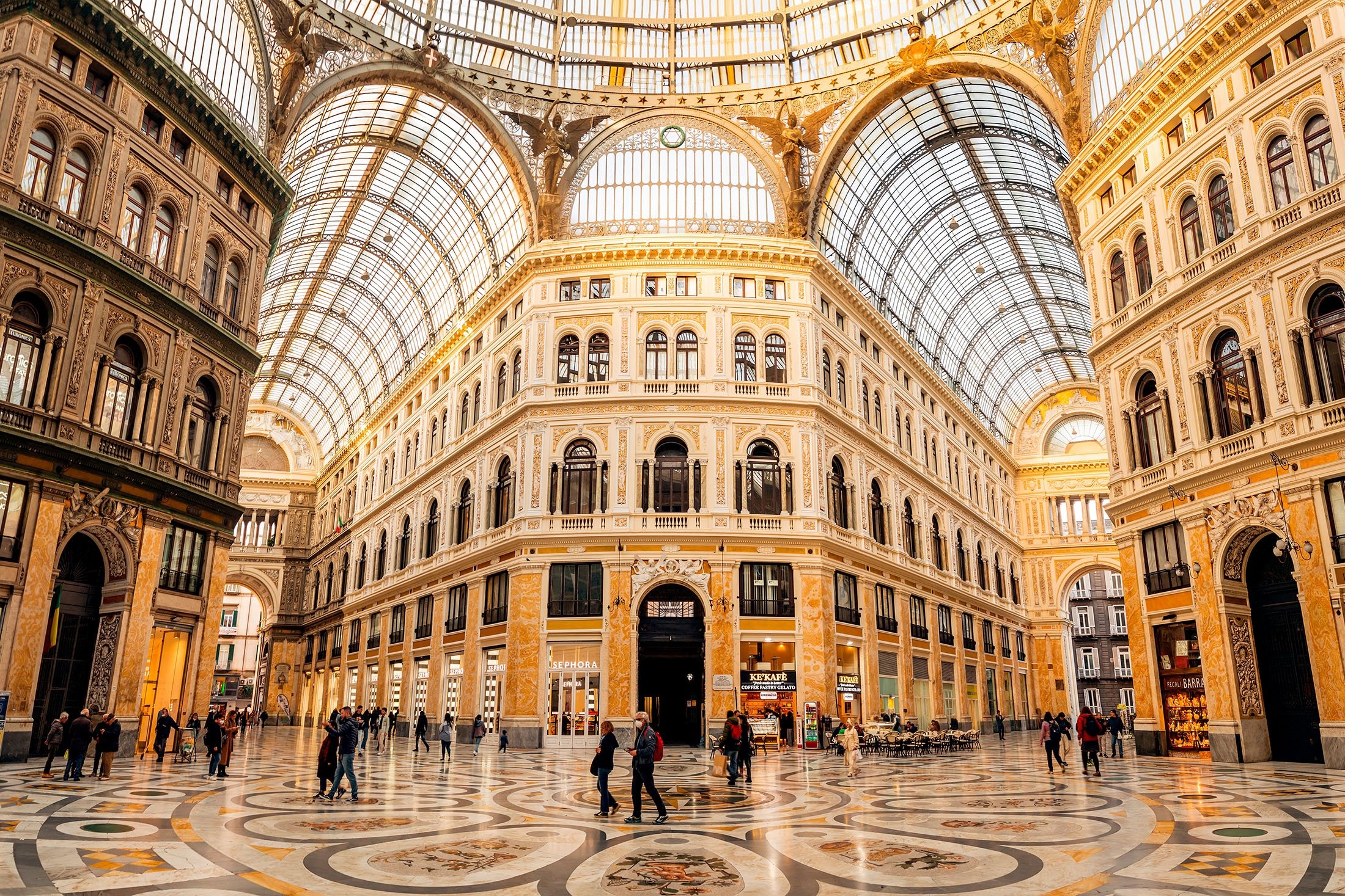 Galleria Umberto I, in Naples, Italy. (Shutterstock Photo)