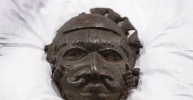 The Horniman Museum, which houses a collection of 72 treasured items that were taken by force from Benin City in 1897, officially handed over ownership of the artifacts to the Nigerian government, London, U.K., Nov.28, 2022. (Getty Images Photo)