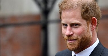 Britain's Prince Harry walks outside the High Court, in London, U.K., March 30, 2023. (Reuters Photo)